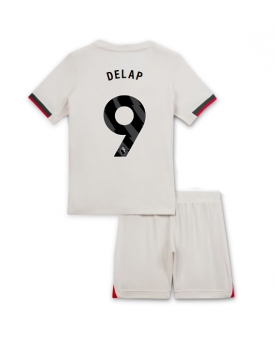 Chelsea Liam Delap #9 Maglia Gara Trasferta Repliche 2025-26 Bambino Maniche Corte